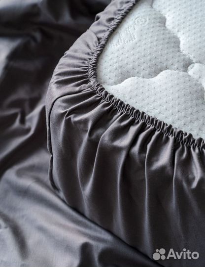 Простыня на резинке yerrna (IKEA) 160 х 200, сатин