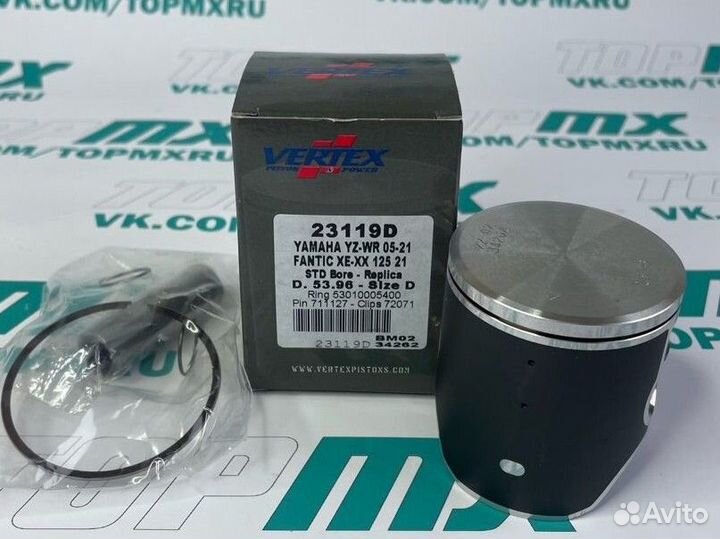 Поршень Vertex Yamaha YZ125 2005-2021
