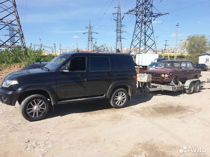 Эвакуатор уаз,Нива с прицепом