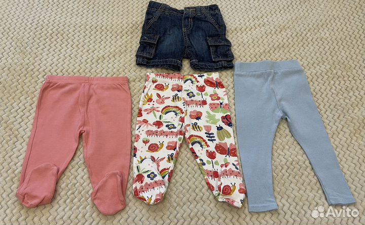 Пакет брендовых вещей на девочку р.62-68