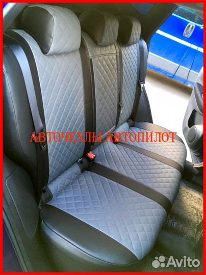 Чехлы Автопилот Nissan Almera g11 g15 из экокожи