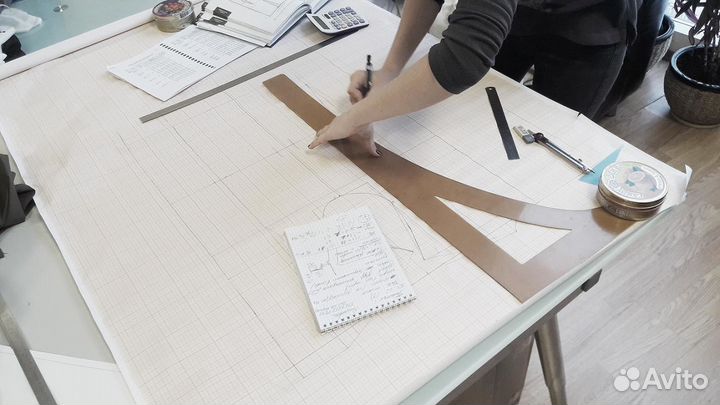 Конструктор одежды. Лекала с пошивом образца