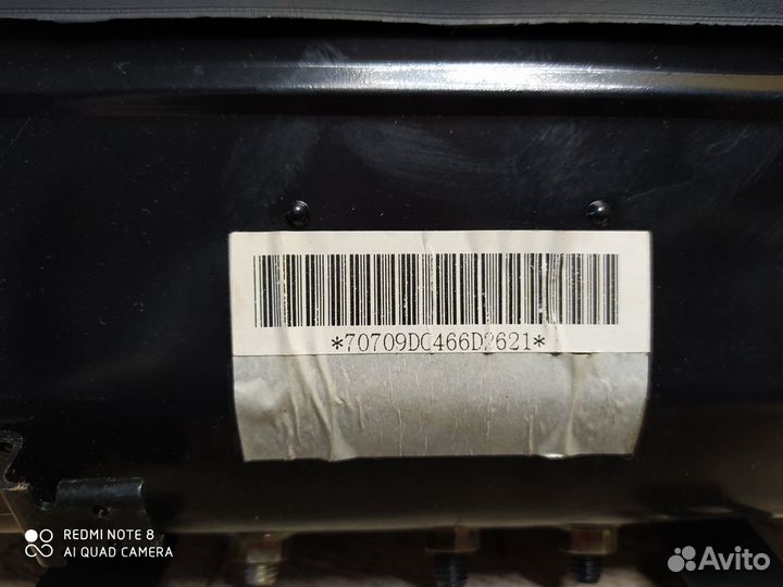 Подушка безопасности пассажирская Chery Amulet