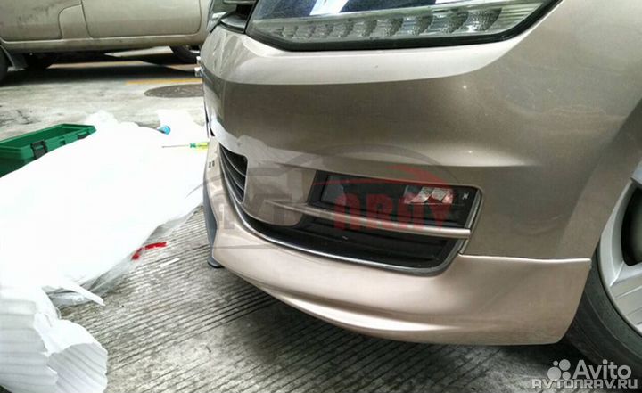 Юбка Oettinger на передний бампер для VW Golf 7