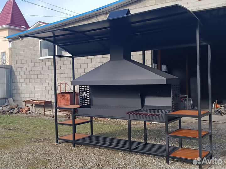 Мангал, мангальная зона, барбекю, гриль