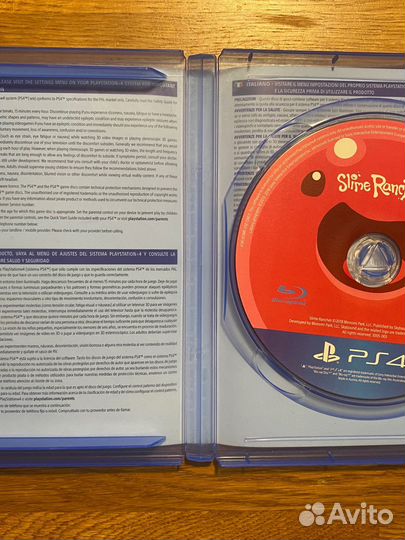 Диск Slime Rancher для приставки ps4