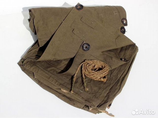 Плащ палатка СССР армейская