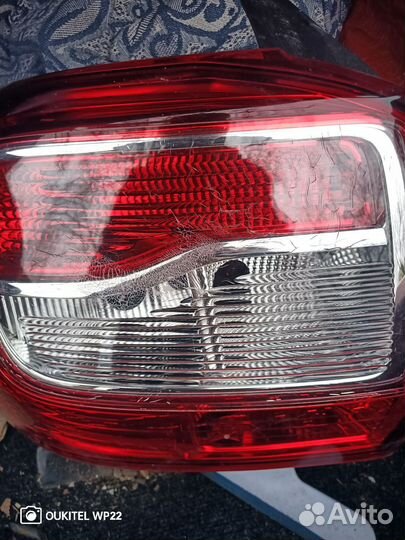 Задний фонарь левый Рено логан2