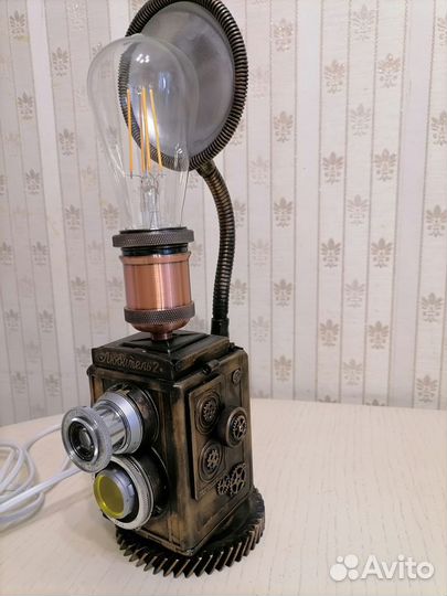 Светильник в стиле лофт (стимпанк)
