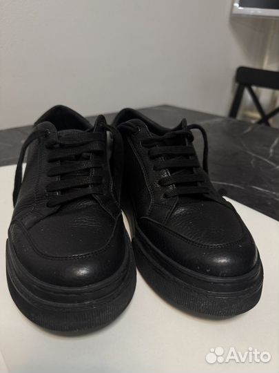 Кожаные кеды giorgio armani 42