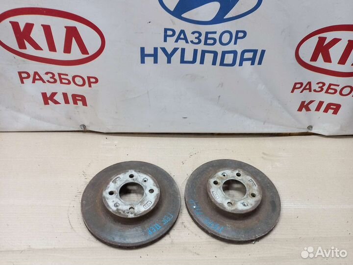 Тормозные диски передние Хундай Гетц