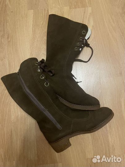 Сапоги женские зимние 1970е винтаж (Австрия)