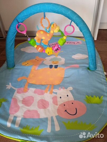Развивающийся коврик+ игрушки