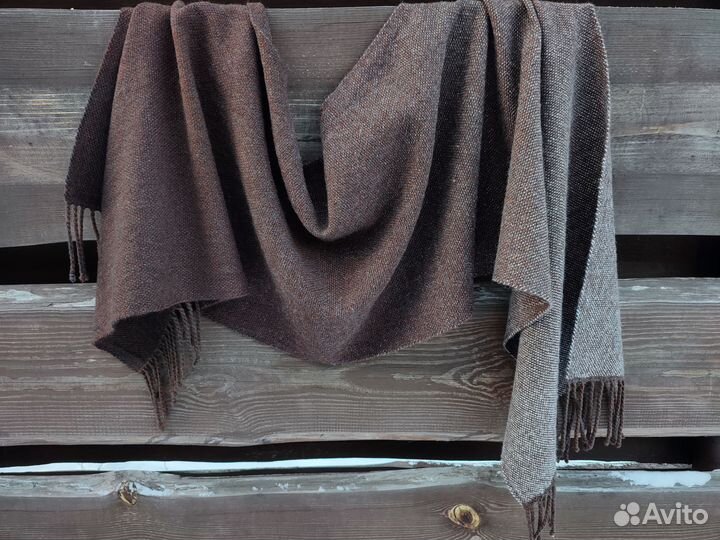 Шарф тканый палантин