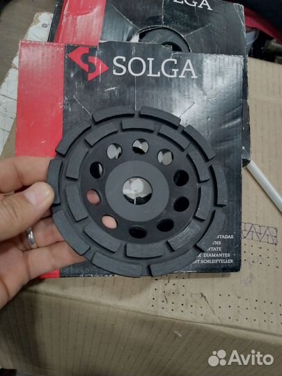 Чашка алмазная двухрядная (125х22.23 мм) Solga