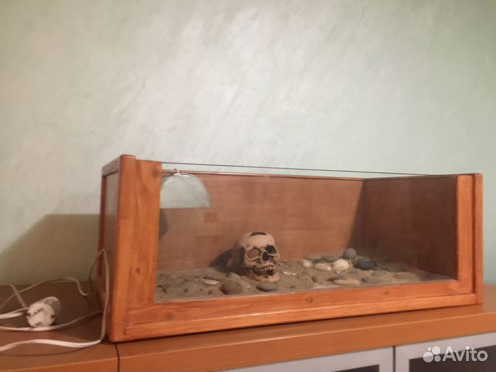 Террариум (+ лампа) для рептилий (Змеи,Черепахи)