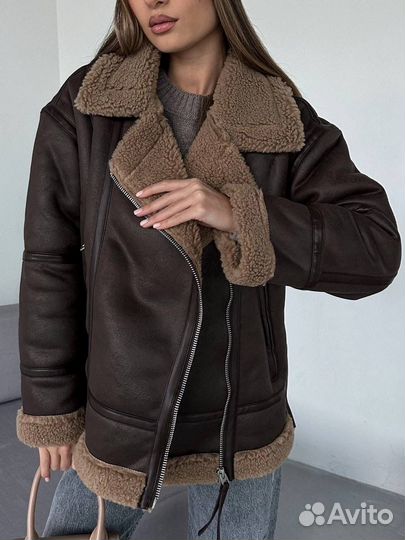 Дублёнка женская pilot zara