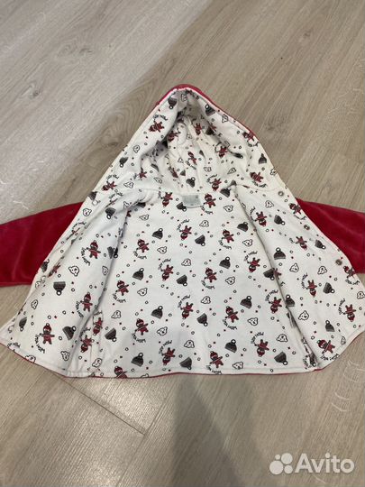 Куртка осенняя детская велюровая