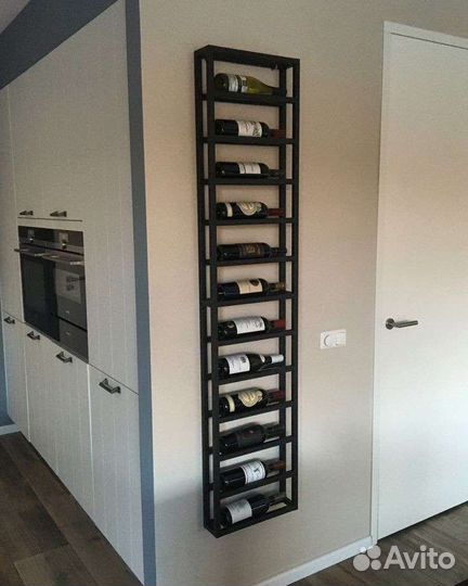 Полка для вина лофт