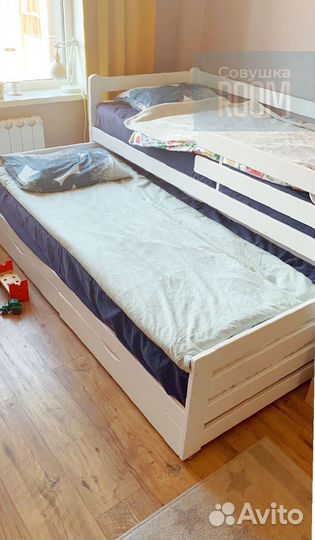 Кровать из бука выкатная