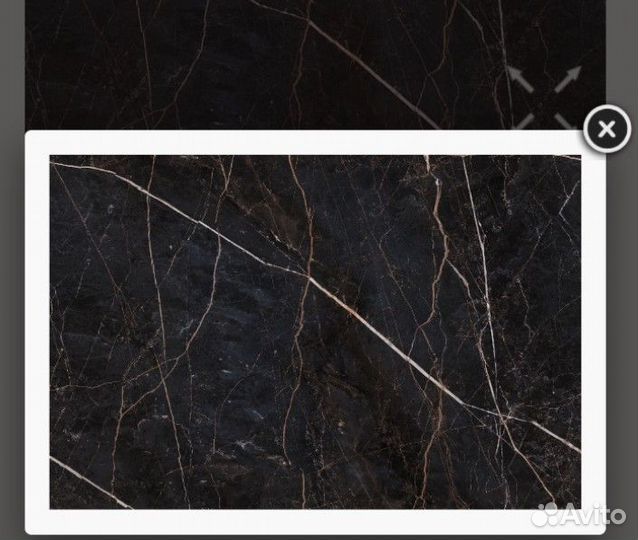 Столешница под черный мрамор 3250 мм
