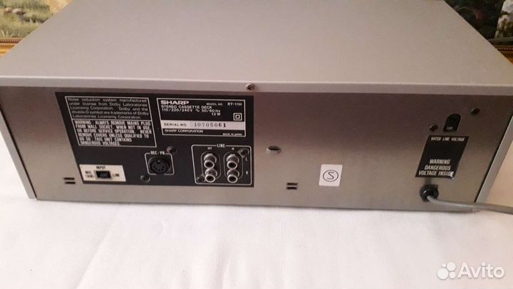 Дека кассетная sharp rt-11h