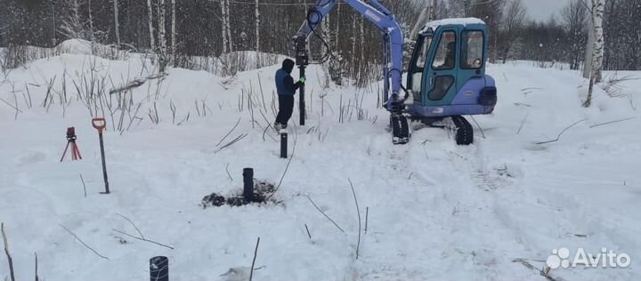 Сваи винтовые для фундамента