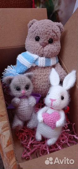 Вязаные игрушки ручной работы