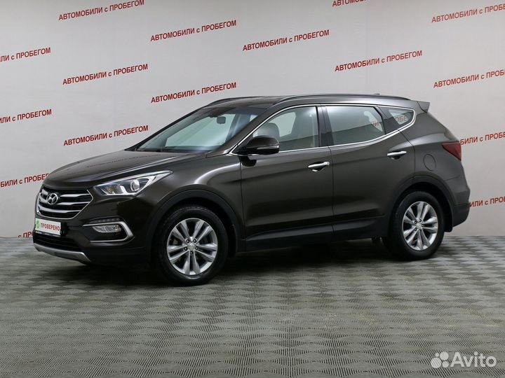 Hyundai Santa Fe 2.2 AT, 2017, 111 412 км