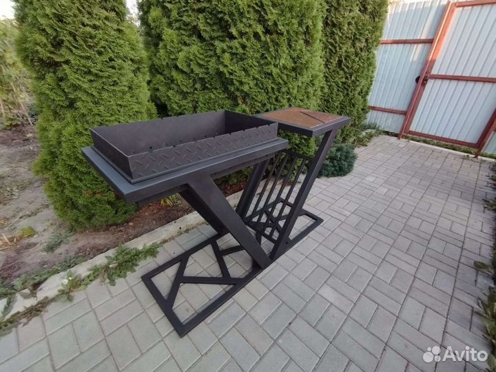 Мангал в стиле loft