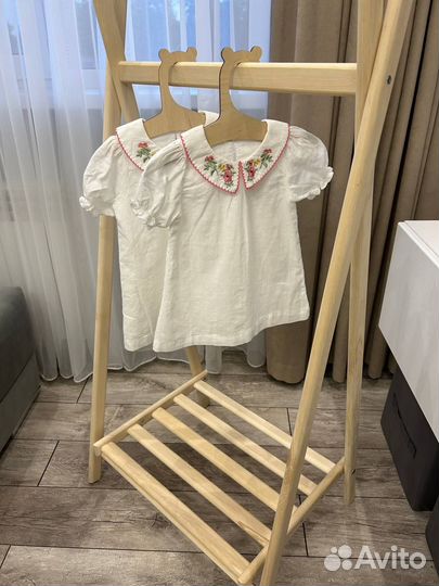 Платье для девочки hm (р.74,86)