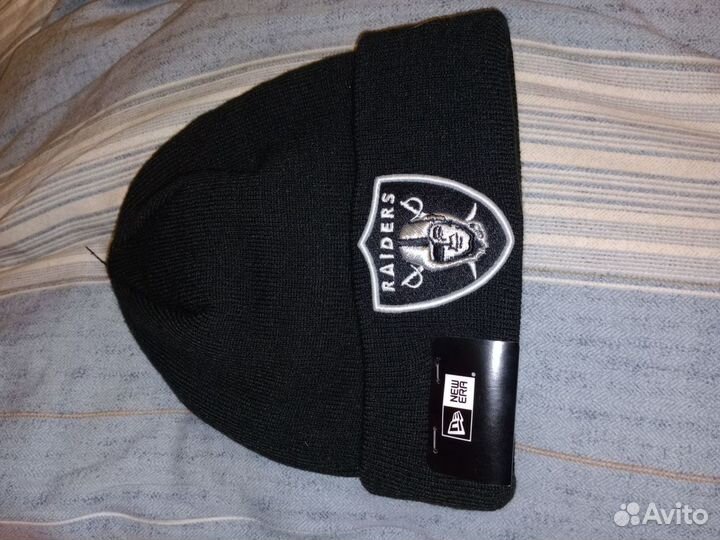 Шапка raiders NewEra NFL Essential Cuff Kni Lasrai