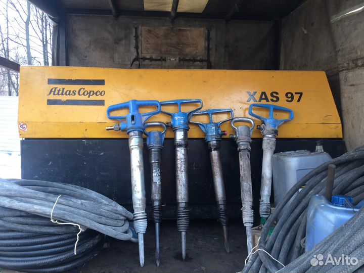 Аренда компрессора с отбойными молотками