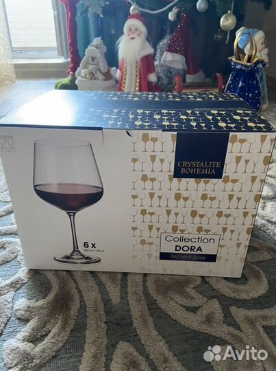 Бокалы для красного вина 600 мл Чехия