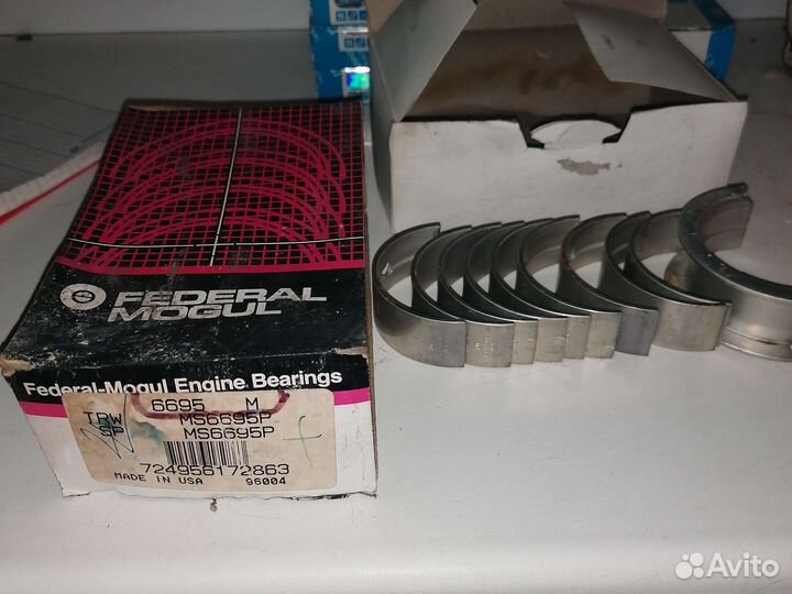 Вкладыши коренные форд