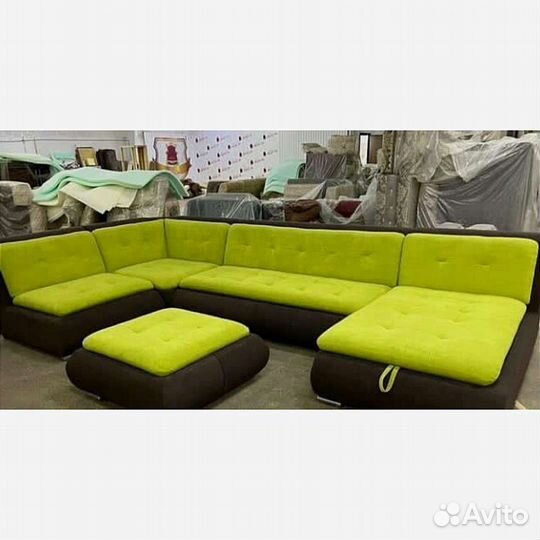 Угловой диван, модульный. Бесплатная доставка