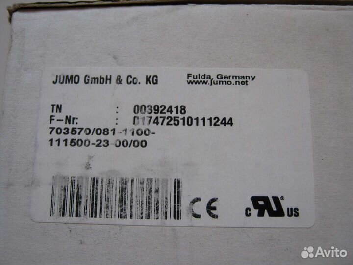 Регулятор процесса jumo