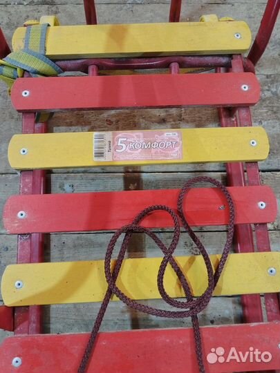 Санки детские с колёсами. Nika kids