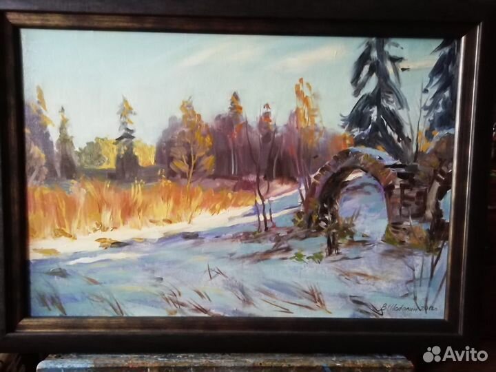 Картина маслом пейзаж