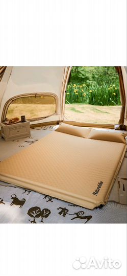 Коврик самонадувающийся двухместный Naturehike new