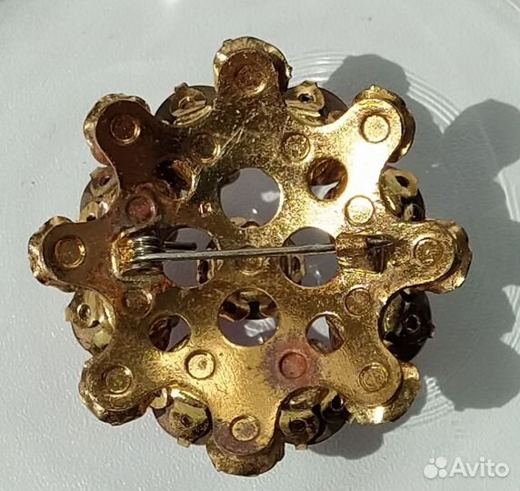 Брошь Чехословакия Аврора Бореалис в реставрацию