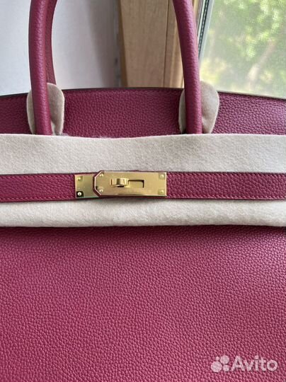 Сумка hermes birkin 30 rouge togo