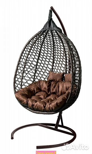 Кресло подвесное двойное Фиджи арт.J4123-mtкор