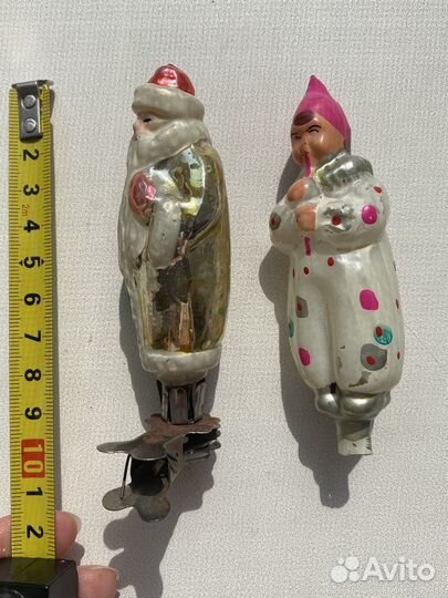 Елочные игрушки СССР на прищепке