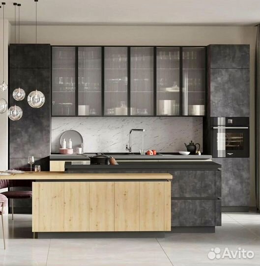 Прямая кухня.Кухонный гарнитур на заказ