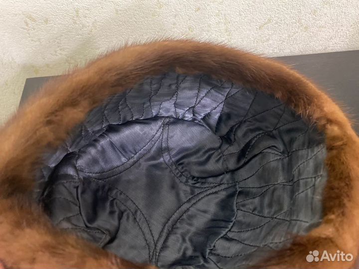 Шапка норковая