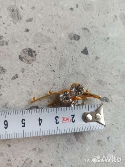 Винтажная брошь СССР