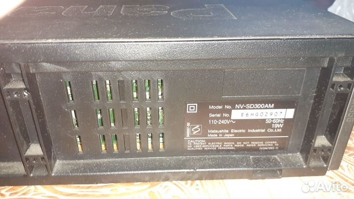 Видеомагнитофон Panasonic 4-х головочный пишущий