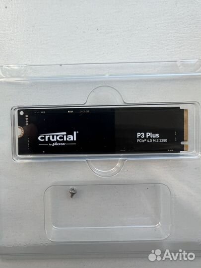 Новый ssd 1 TB Crucial P3 Plus nvme