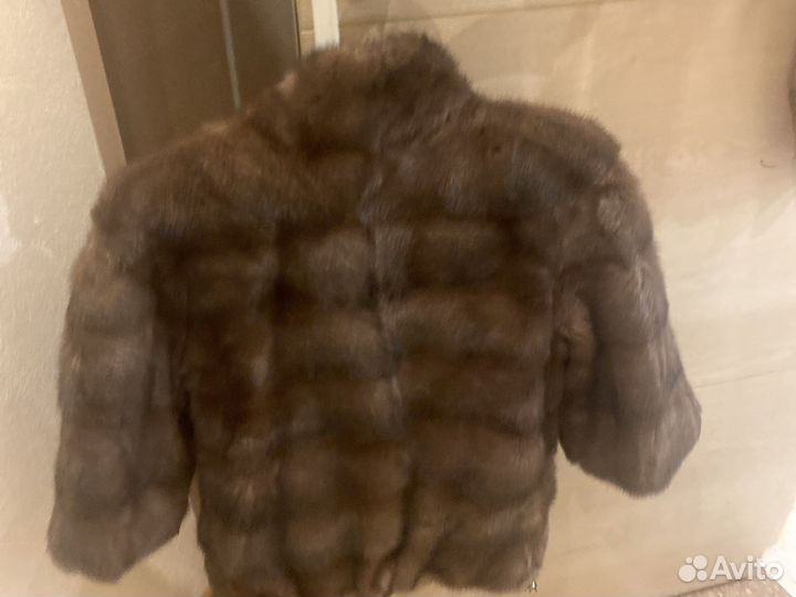 Норковый полушубок 44